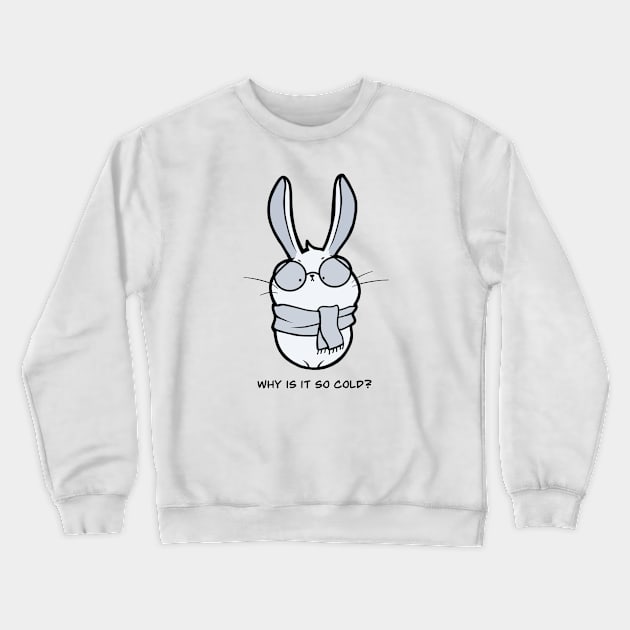 Bunny Crewneck Sweatshirt by Malkavianka